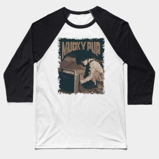 Mucky Pup Vintage Radio Baseball T-Shirt